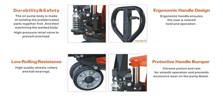 CE Certification 2 Ton Manual Hydraulic Hand Pallet Truck/ Manual Pallet Jack